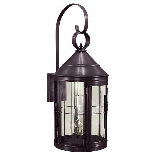 Northeast Lantern - 3357-DB-CIM-CLR - One Light Wall Mount - Heal - Dark Brass