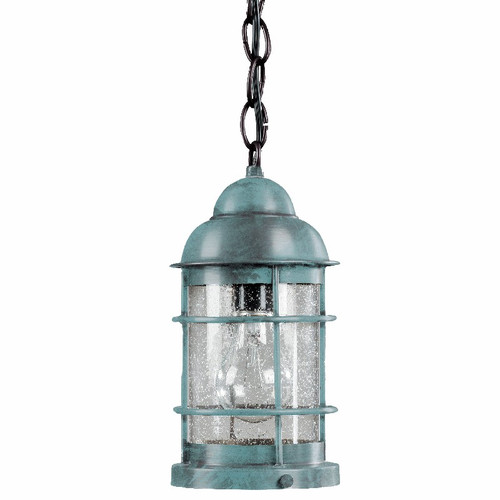 Northeast Lantern - 3512-VG-MED-CSG - One Light Hanging Lantern - Nautical - Verdi Gris