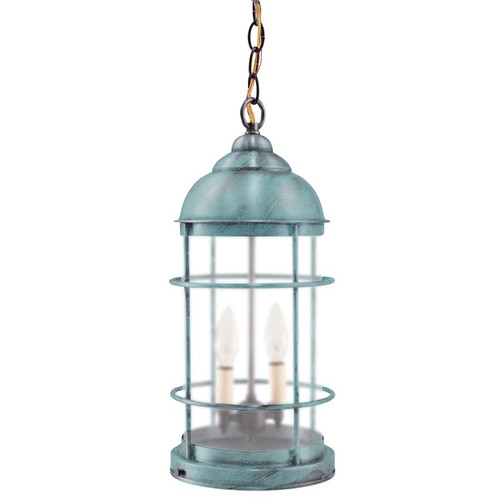 Northeast Lantern - 3532-VG-LT2-FST - Two Light Hanging Lantern - Nautical - Verdi Gris