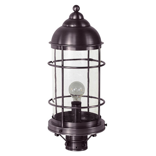 Northeast Lantern - 3533-DB-MED-CSG - One Light Post Mount - Nautical - Dark Brass