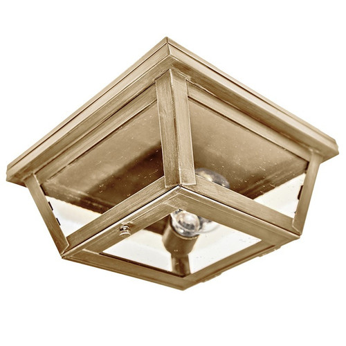Northeast Lantern - 4104-AB-MED-CSG - One Light Flush Mount - Flush - Antique Brass