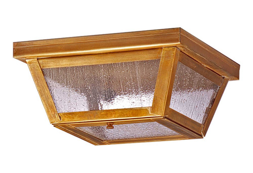 Northeast Lantern - 4104-AB-MED-SMG - One Light Flush Mount - Flush - Antique Brass