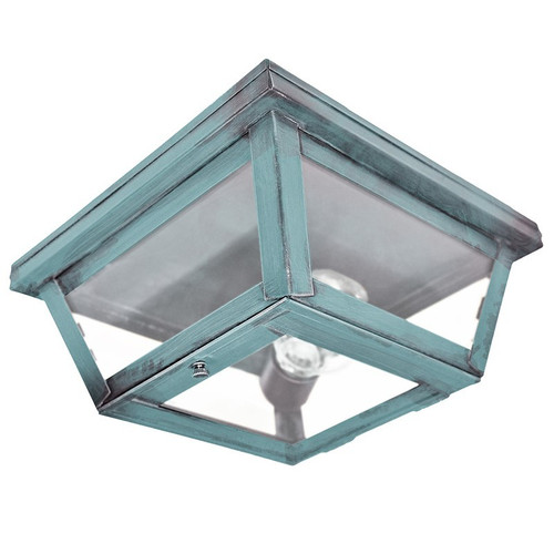 Northeast Lantern - 4104-VG-MED-FST - One Light Flush Mount - Flush - Verdi Gris