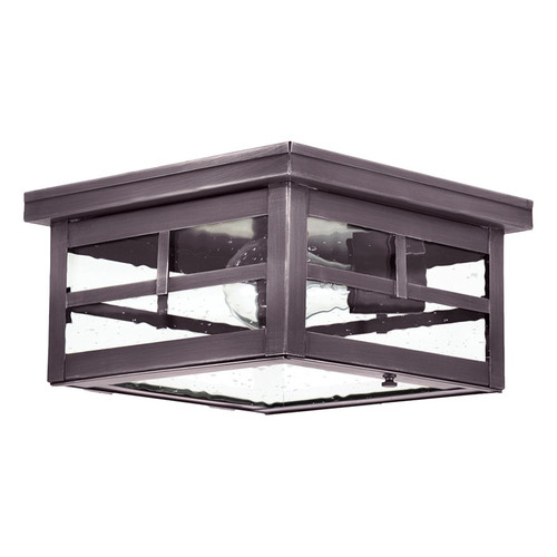 Northeast Lantern - 4304-DB-MED-CSG - One Light Flush Mount - Flush - Dark Brass