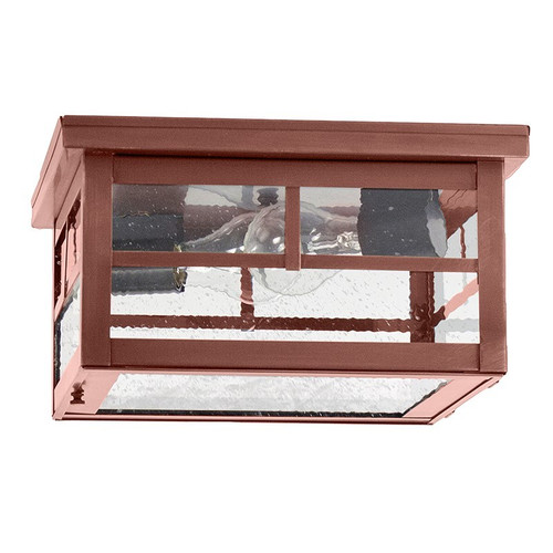 Northeast Lantern - 4404-AC-MED2-SMG - Two Light Flush Mount - Flush - Antique Copper
