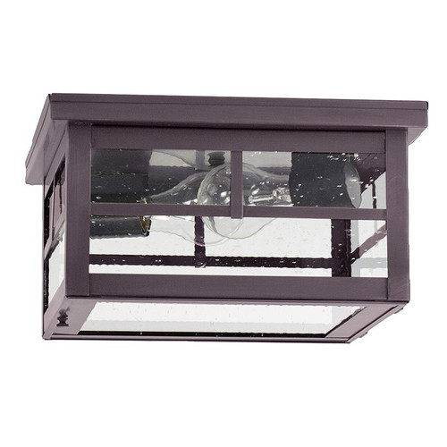 Northeast Lantern - 4404-DB-MED2-CSG - Two Light Flush Mount - Flush - Dark Brass