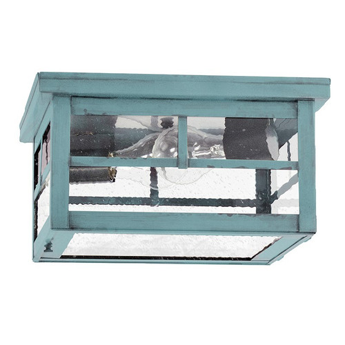 Northeast Lantern - 4404-VG-MED2-SMG - Two Light Flush Mount - Flush - Verdi Gris