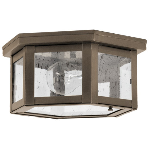 Northeast Lantern - 4504-DAB-MED-CSG - One Light Flush Mount - Flush - Dark Antique Brass