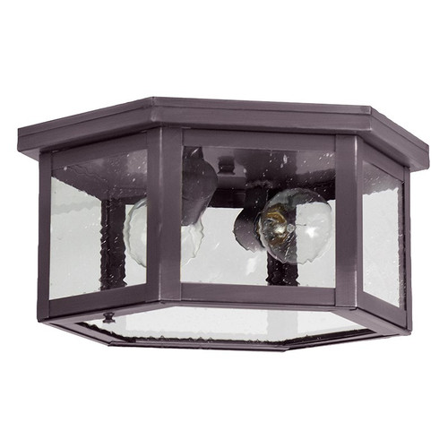 Northeast Lantern - 4604-DB-MED2-SMG - Two Light Flush Mount - Flush - Dark Brass