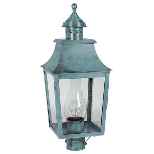 Northeast Lantern - 5543-VG-CIM-CSG - One Light Post Mount - Sharon - Verdi Gris