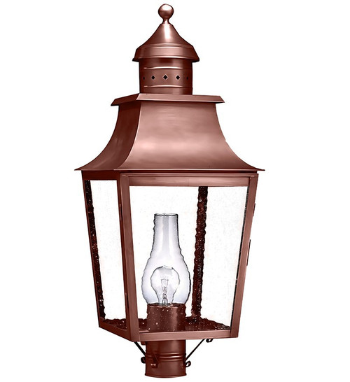 Northeast Lantern - 5553-AC-CIM-SMG - One Light Post Mount - Sharon - Antique Copper