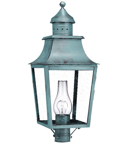 Northeast Lantern - 5553-VG-CIM-CSG - One Light Post Mount - Sharon - Verdi Gris
