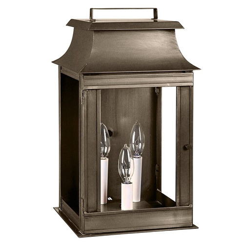 Northeast Lantern - 5631-DAB-LT3-CLR - Three Light Wall Mount - Concord - Dark Antique Brass