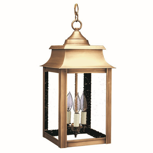 Northeast Lantern - 5632-AB-LT3-CSG - Three Light Hanging Lantern - Concord - Antique Brass
