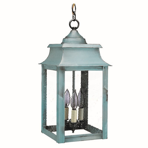 Northeast Lantern - 5632-VG-LT3-SMG - Three Light Hanging Lantern - Concord - Verdi Gris