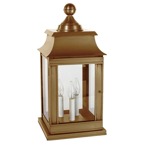 Northeast Lantern - 5633P-AB-LT3-CLR - Three Light Pier Mount - Concord - Antique Brass
