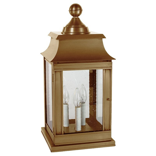 Northeast Lantern - 5633P-AB-LT3-CSG - Three Light Pier Mount - Concord - Antique Brass