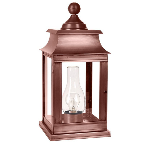 Northeast Lantern - 5633P-AC-CIM-CLR - One Light Pier Mount - Concord - Antique Copper