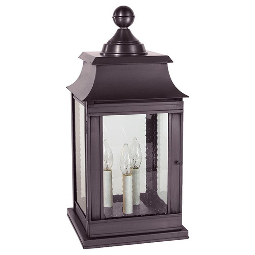 Northeast Lantern - 5633P-DB-LT3-SMG - Three Light Pier Mount - Concord - Dark Brass
