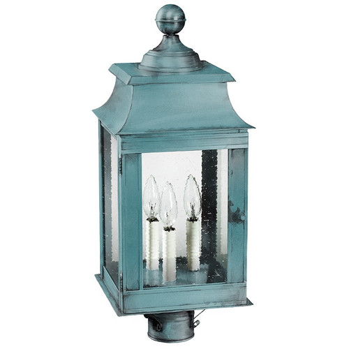 Northeast Lantern - 5633-VG-LT3-CSG - Three Light Post Mount - Concord - Verdi Gris