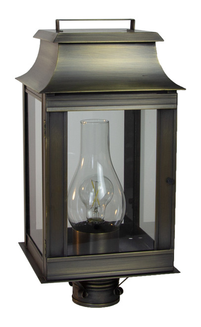 Northeast Lantern - 5643-DAB-CIM-CLR - One Light Post Mount - Concord - Dark Antique Brass
