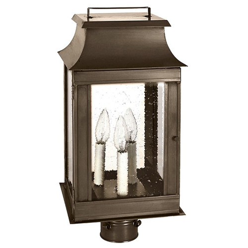 Northeast Lantern - 5643-DAB-LT3-CSG - Three Light Post Mount - Concord - Dark Antique Brass