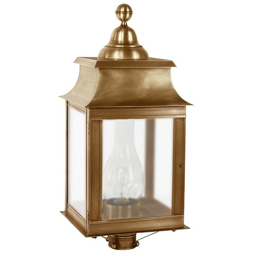 Northeast Lantern - 5653-AB-CIM-FST - One Light Post Mount - Concord - Antique Brass