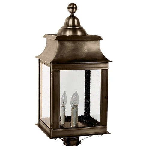 Northeast Lantern - 5653-DAB-LT3-CSG - Three Light Post Mount - Concord - Dark Antique Brass