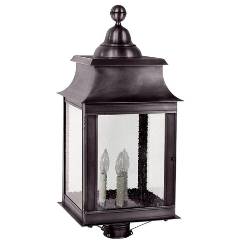 Northeast Lantern - 5653-DB-LT3-SMG - Three Light Post Mount - Concord - Dark Brass