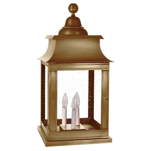 Northeast Lantern - 5653P-AB-LT3-CSG - Three Light Pier Mount - Concord - Antique Brass