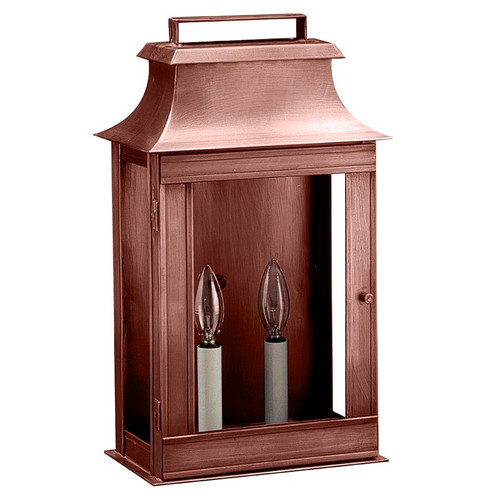 Northeast Lantern - 5721-AC-LT2-CLR - Two Light Wall Mount - Concord - Antique Copper