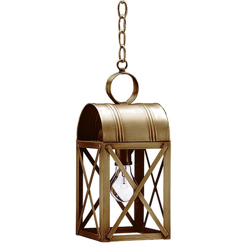 Northeast Lantern - 6032-AB-MED-CLR - One Light Hanging Lantern - Adams - Antique Brass