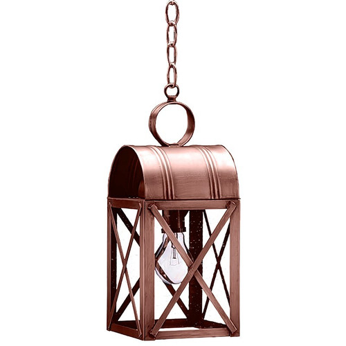Northeast Lantern - 6032-AC-MED-CSG - One Light Hanging Lantern - Adams - Antique Copper