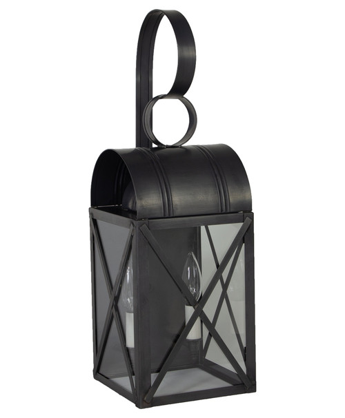 Northeast Lantern - 6041-DB-LT2-CLR - Two Light Wall Mount - Adams - Dark Brass