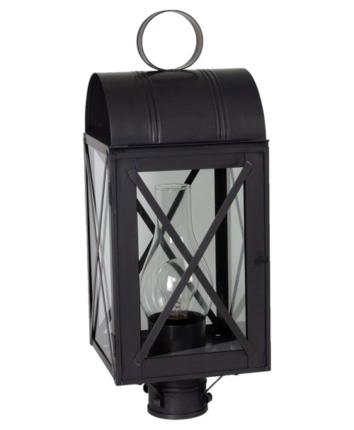 Northeast Lantern - 6053-DB-CIM-CLR - One Light Post Mount - Adams - Dark Brass