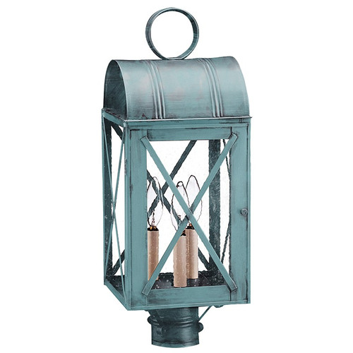 Northeast Lantern - 6053-VG-LT3-SMG - Three Light Post Mount - Adams - Verdi Gris