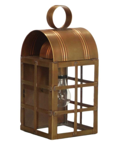 Northeast Lantern - 6131-AB-MED-CLR-NS - One Light Wall Mount - Adams - Antique Brass