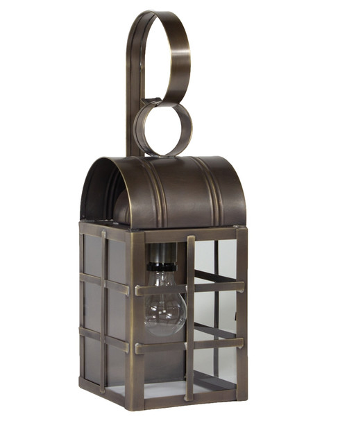 Northeast Lantern - 6131-DAB-MED-CLR - One Light Wall Mount - Adams - Dark Antique Brass