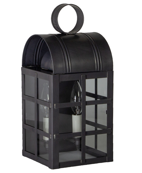 Northeast Lantern - 6131-DB-LT2-CLR-NS - Two Light Wall Mount - Adams - Dark Brass