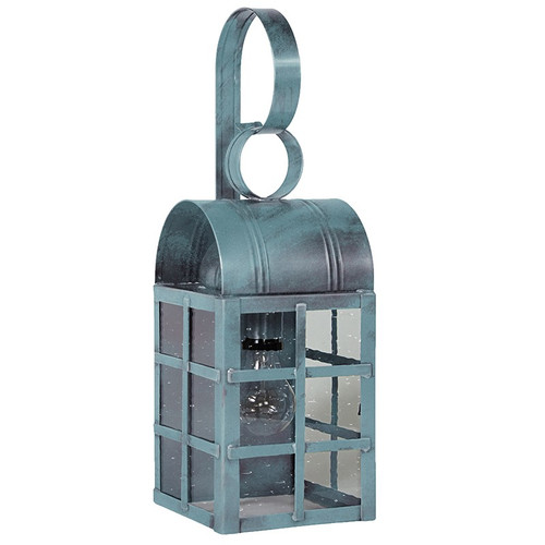 Northeast Lantern - 6131-VG-MED-CSG - One Light Wall Mount - Adams - Verdi Gris