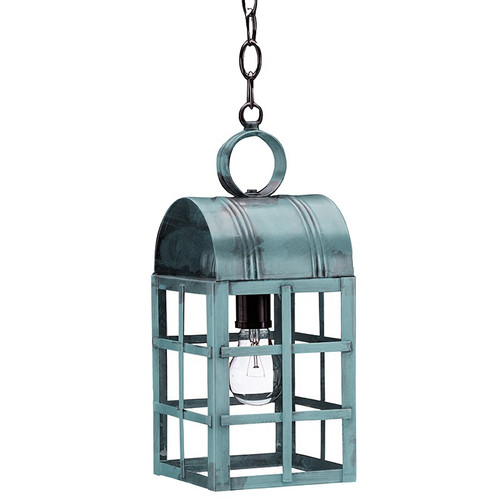Northeast Lantern - 6132-VG-MED-CLR - One Light Hanging Lantern - Adams - Verdi Gris