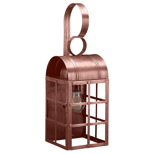 Northeast Lantern - 6141-AC-MED-CSG - One Light Wall Mount - Adams - Antique Copper
