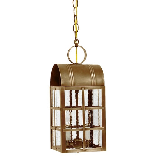 Northeast Lantern - 6142-AB-LT2-SMG - Two Light Hanging Lantern - Adams - Antique Brass