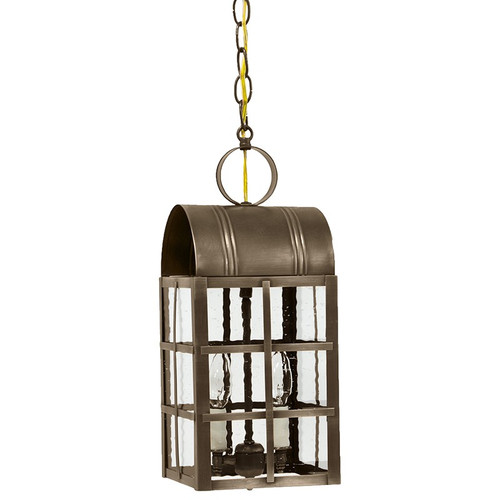 Northeast Lantern - 6142-DAB-LT2-CSG - Two Light Hanging Lantern - Adams - Dark Antique Brass