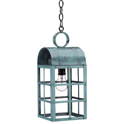 Northeast Lantern - 6142-VG-MED-CLR - One Light Hanging Lantern - Adams - Verdi Gris