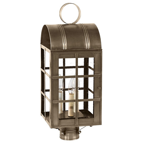 Northeast Lantern - 6153-DAB-LT3-CSG - Three Light Post Mount - Adams - Dark Antique Brass