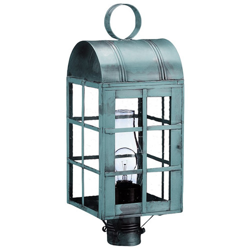 Northeast Lantern - 6153-VG-CIM-CSG - One Light Post Mount - Adams - Verdi Gris