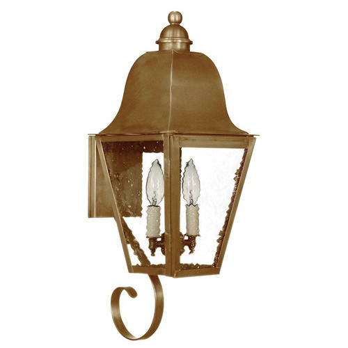 Northeast Lantern - 6406-AB-LT2-SMG - Two Light Wall Mount - Imperial - Antique Brass