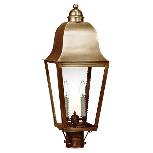 Northeast Lantern - 6413-AB-LT2-SMG - Two Light Post Mount - Imperial - Antique Brass