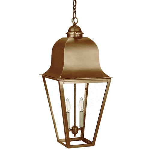 Northeast Lantern - 6422-AB-LT2-CSG - Two Light Hanging Lantern - Imperial - Antique Brass